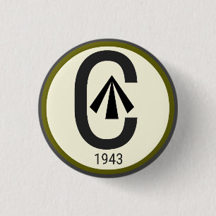 wwII Spearhead logo Canada 1 Inch Round Button