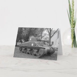 "WWII Tank" Thank You Card
