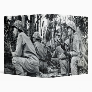 WWII US Marines on Peleliu Binder
