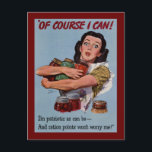 WWII Vintage Images of Women During the War Postcard<br><div class="desc">Vintage scenes of women during war time.</div>