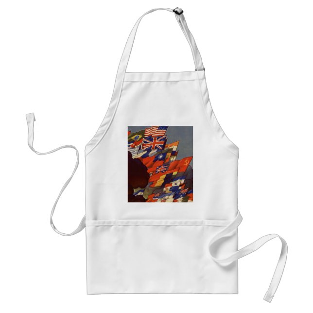 WWII Vintage Poster Apron (Front)