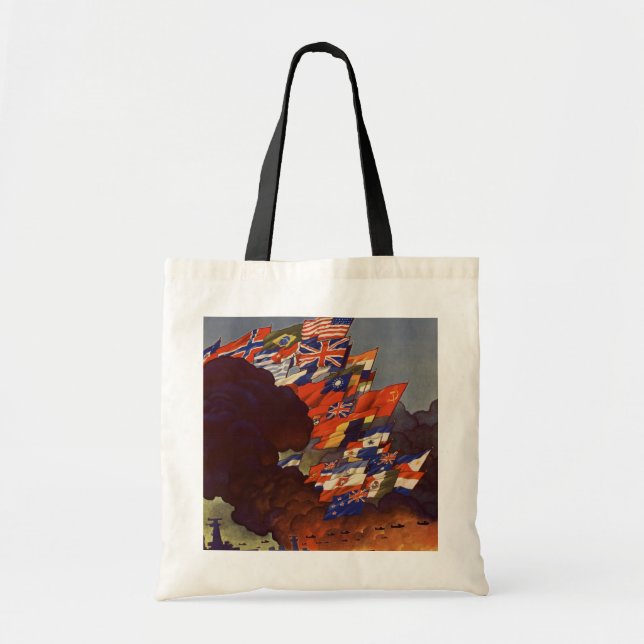 WWII Vintage Poster Bag (Front)