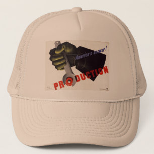 WWII Vintage Poster Hat