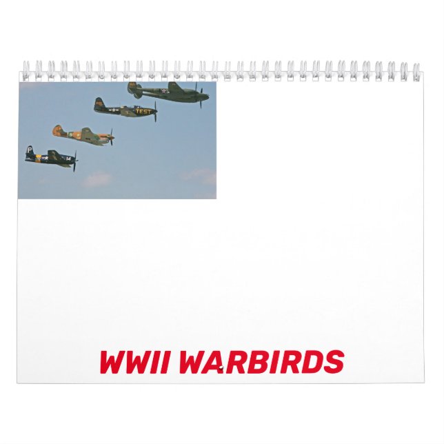 WWII Warbirds Calendar (Cover)