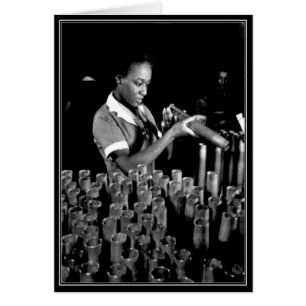 WWII Women - Homefront/War Effort Greeting Card