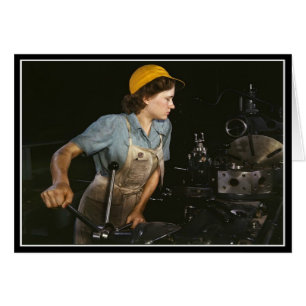 WWII Women - Homefront/War Effort Greeting Card