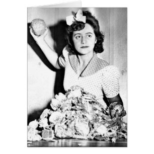 WWII Women - Homefront/War Effort Greeting Card