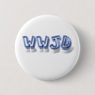 wwjd 2 inch round button