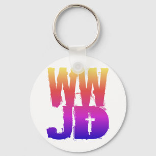 WWJD What Would Jesus Do Keychain
