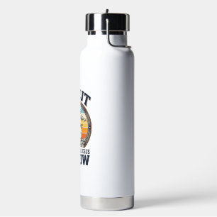 WWJT What Would Jesus Throw Vintage Disc Shirt_1 Water Bottle