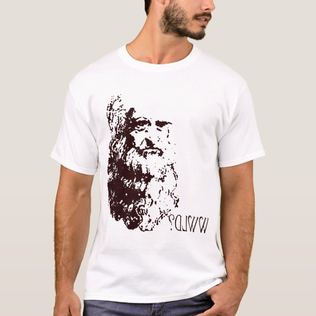 WWLD? mirror writing T-Shirt (Front)