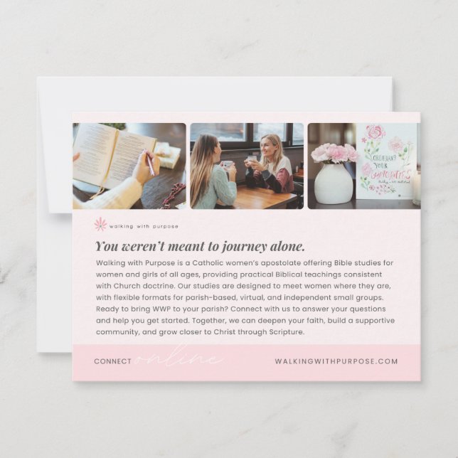 WWP Connect/Start a Group Postcard (Front)