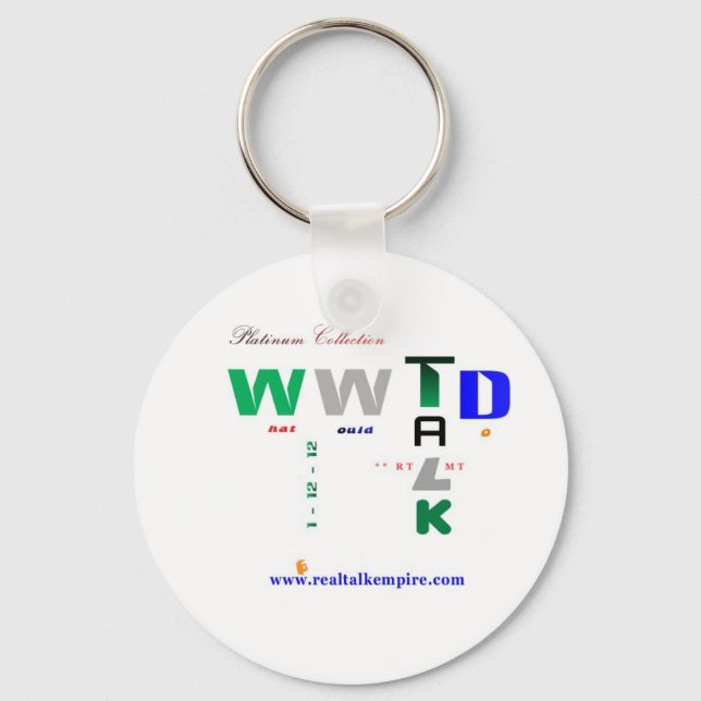 wwtd - key keychain (Front)