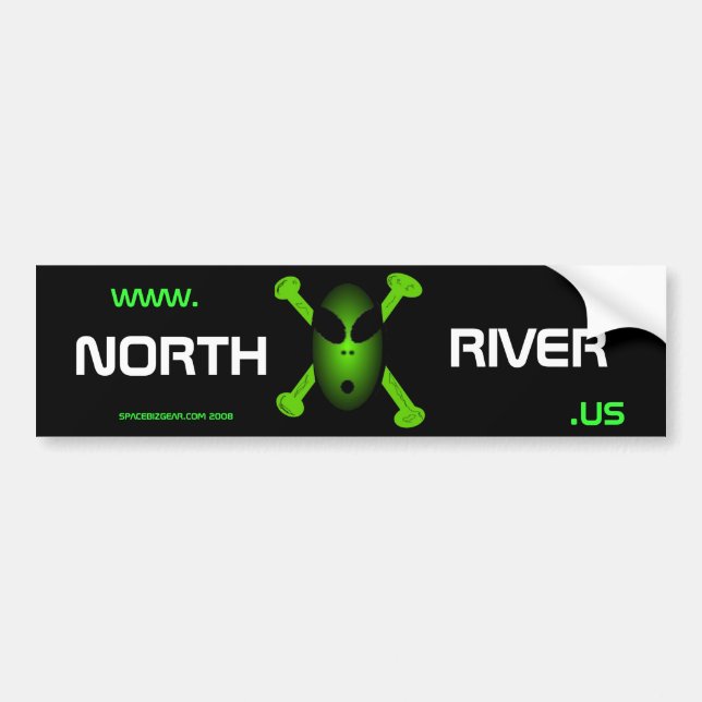 www.NorthRiver.US Bumper Sticker (Front)