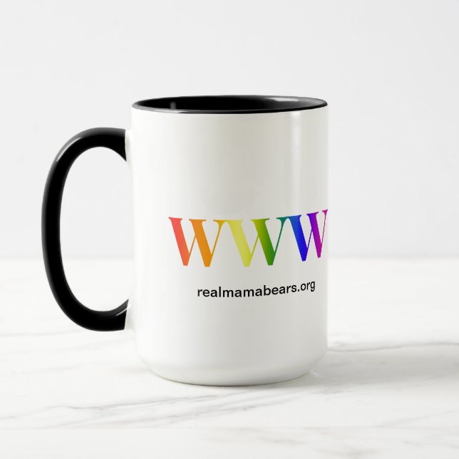 WWW Rainbow Mug (Gauche)