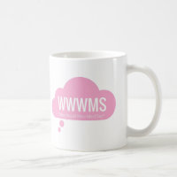 WWWMS? Pink thought cloud DBT slogan