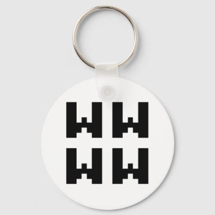 WWWW   LOL Japanese Internet Slang Keychain