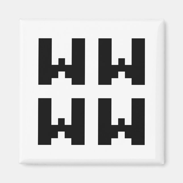 WWWW | LOL Japanese Internet Slang Magnet (Front)