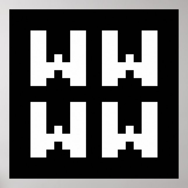 WWWW | LOL Poster d'argot Internet japonais (Devant)