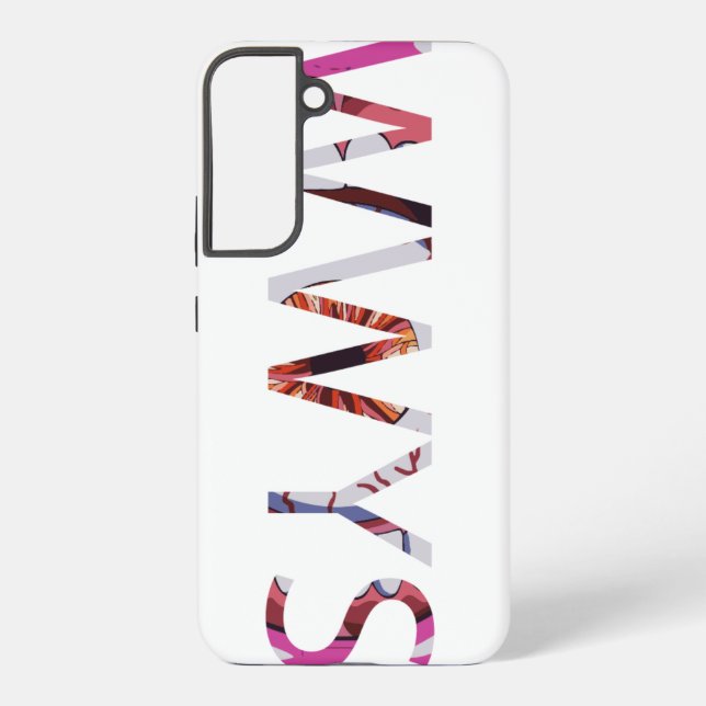 WWYS 1 Line Verical Text Samsung Galaxy S22+ Case (Back)