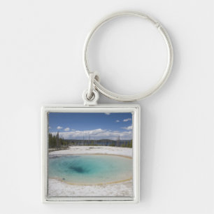 WY, Yellowstone National Park, West Thumb Geyser Keychain