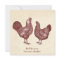 Wyandotte Chickens Elegant Custom Message Vintage