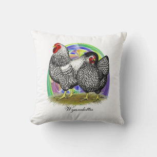 Wyandotte: Easter Egg Pair Throw Pillow