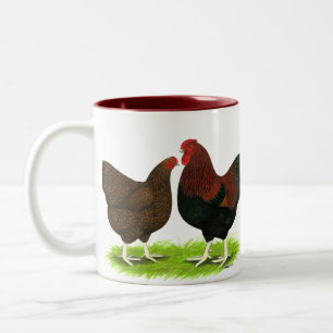 Wyandotte:  Partridge Pair Two-Tone Coffee Mug