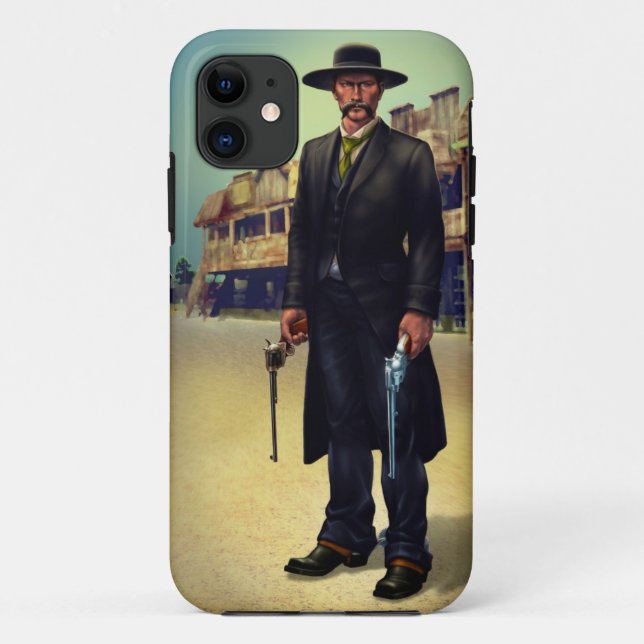 Wyatt Earp Case-Mate iPhone Case (Back)