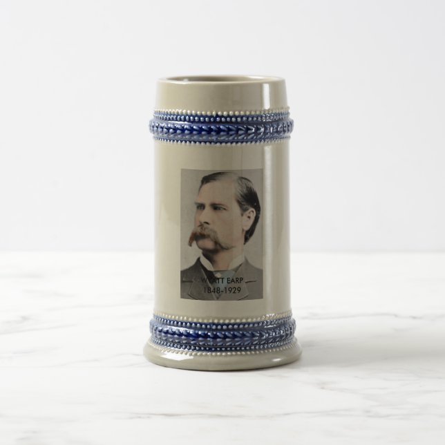 Wyatt Earp Commemerative Beer Stein (Center)