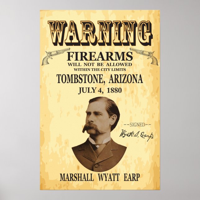 Wyatt Earp Cool Fab Tombstone Poster (Front)