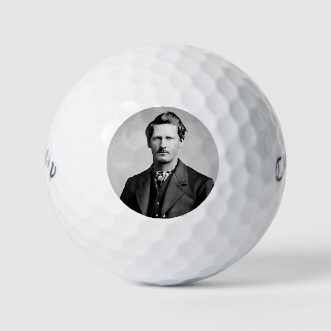 Wyatt Earp: Lawman, Gunfighter, Saloon Keeper Golf Balls (Front)