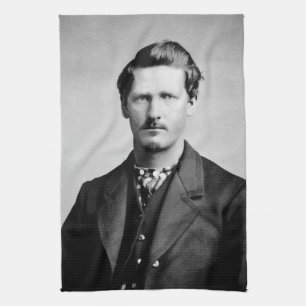 Wyatt Earp: Lawman, Gunfighter, Saloon Keeper Kitchen Towel