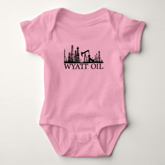 Wyatt Oil / Baby / Black Logo Bodysuit