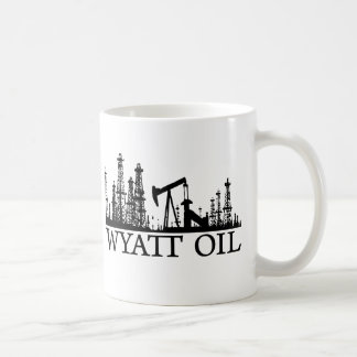 Wyatt Oil / Black Logo Coffee Mug
