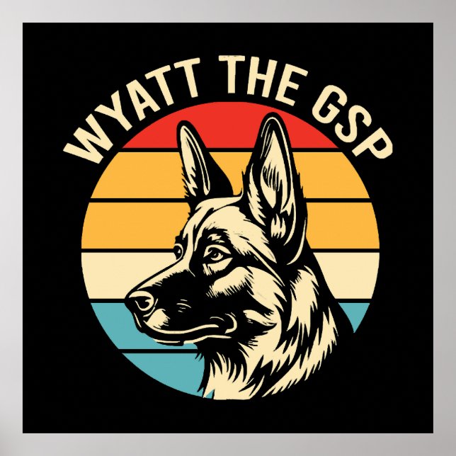 Wyatt The Gsp Poster (Front)