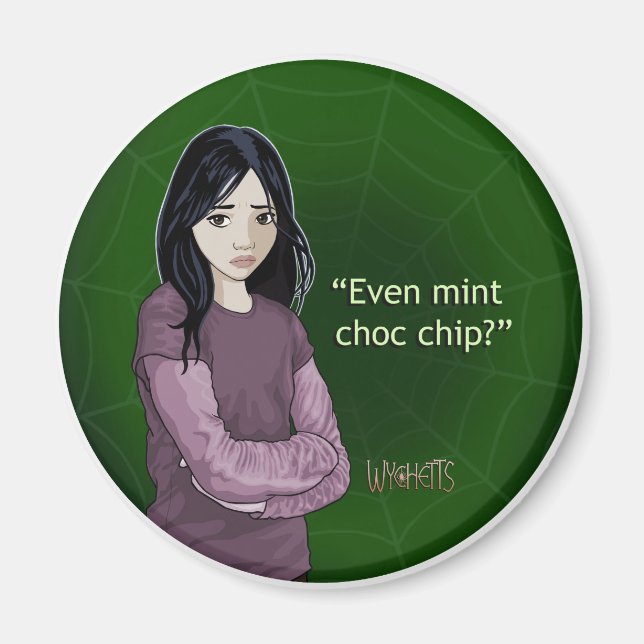 Wychetts Magnet- Mint Choc Chip Magnet (Front)