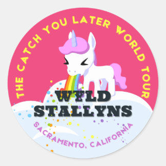 Wyld Stallyns: The Catch You Later World Tour Classic Round Sticker