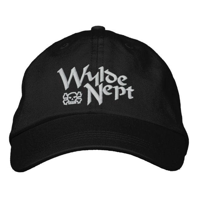 Wylde Nept Jolly Roger Embroidered Hat (Front)