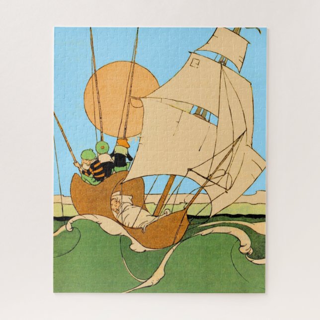 Wynken, Blynken and Nod Jigsaw Puzzle (Vertical)