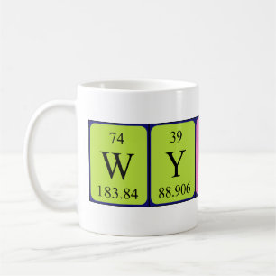 Wynter periodic table name mug