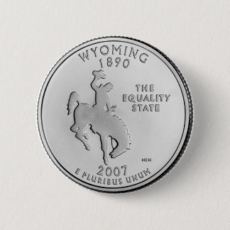 Wyoming 2 Inch Round Button