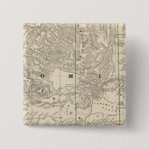 Wyoming 2 inch square button
