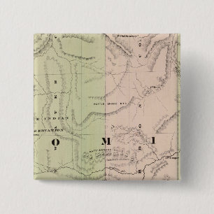 Wyoming 2 inch square button