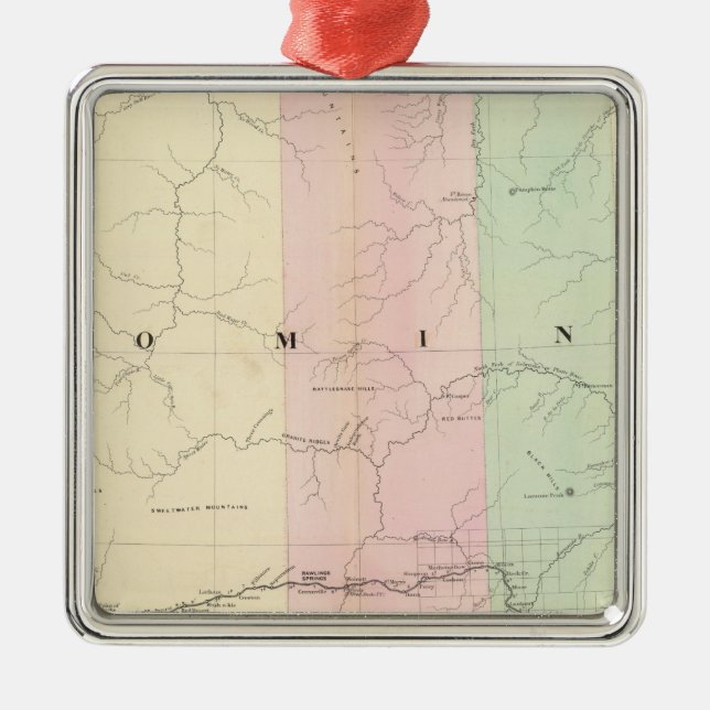 Wyoming 3 metal ornament (Front)