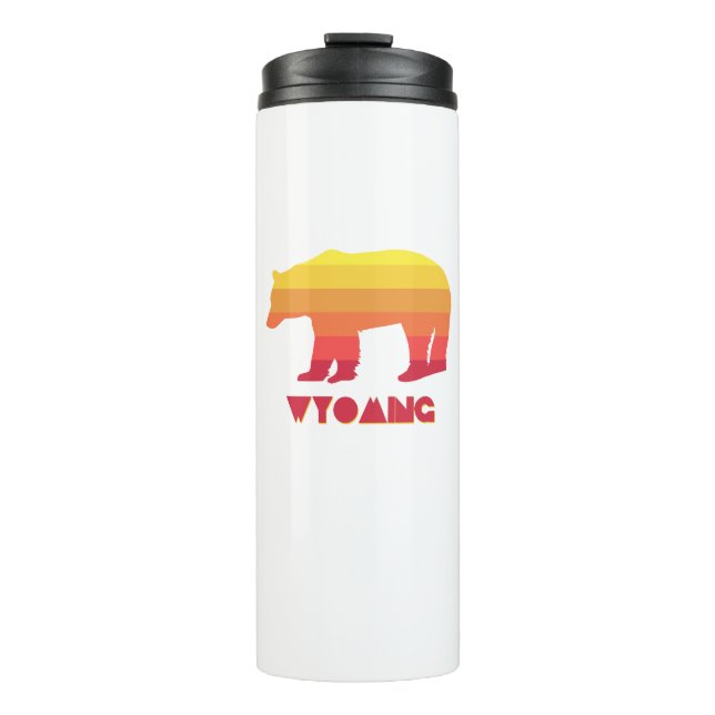 Wyoming Bear Thermal Tumbler (Front)