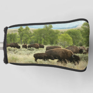 Wyoming Bison Nature Animal Photography Golf Head Cover