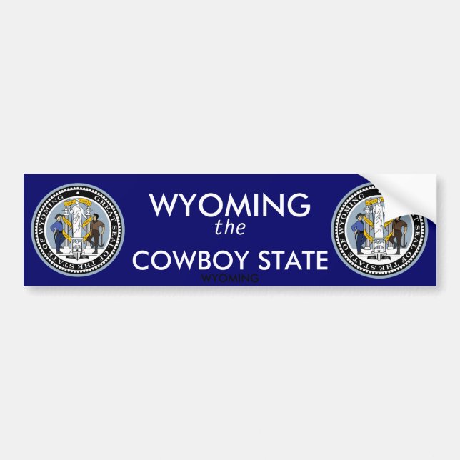 Wyoming Bumper Sticker (Front)