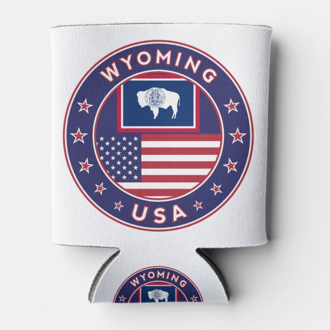 Wyoming Can Cooler (Front)