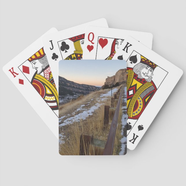 Wyoming Canyon Playing Cards (Back)